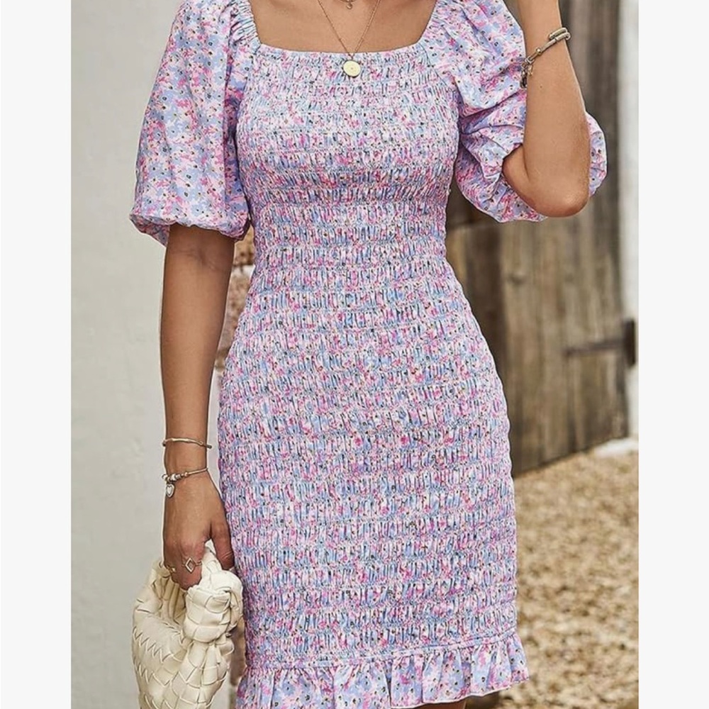 Floral Mini Bodycon Dress